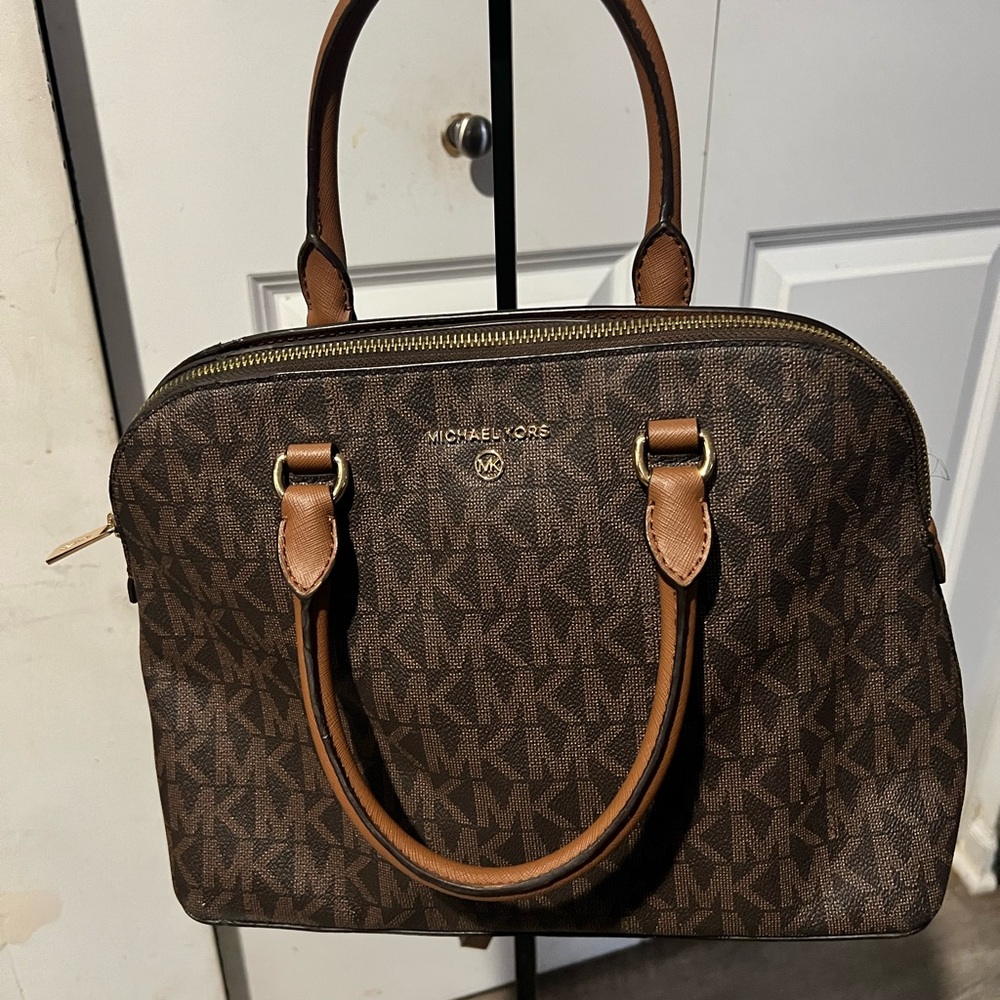Michael Kors Dark Brown Signature Tote